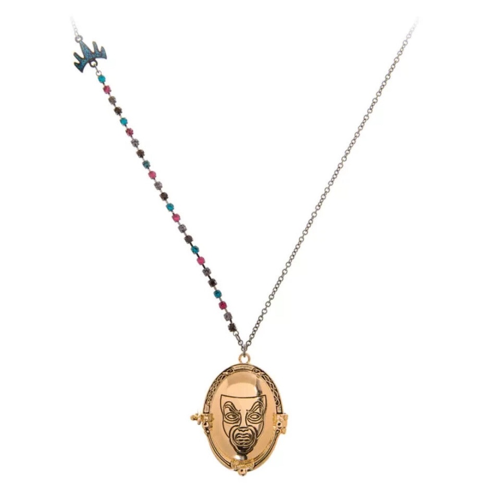 2022 Disney Parks Betsey Johnson Evil Queen of Mean Magic Mirror Necklace - NEW - Picture 2 of 5